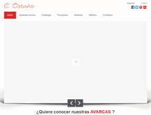 Tablet Screenshot of calzadoscayetano.com
